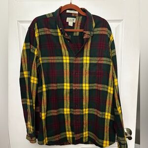 L.L. Bean Men's Slightly Fitted Flannel